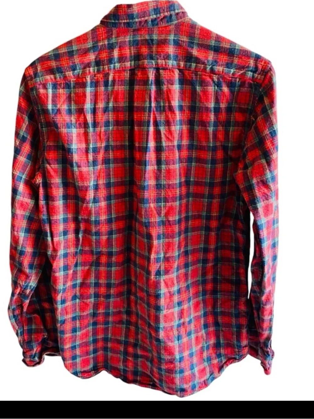 J. Crew Casual Brushed Twill Button Down Plaid Shirt